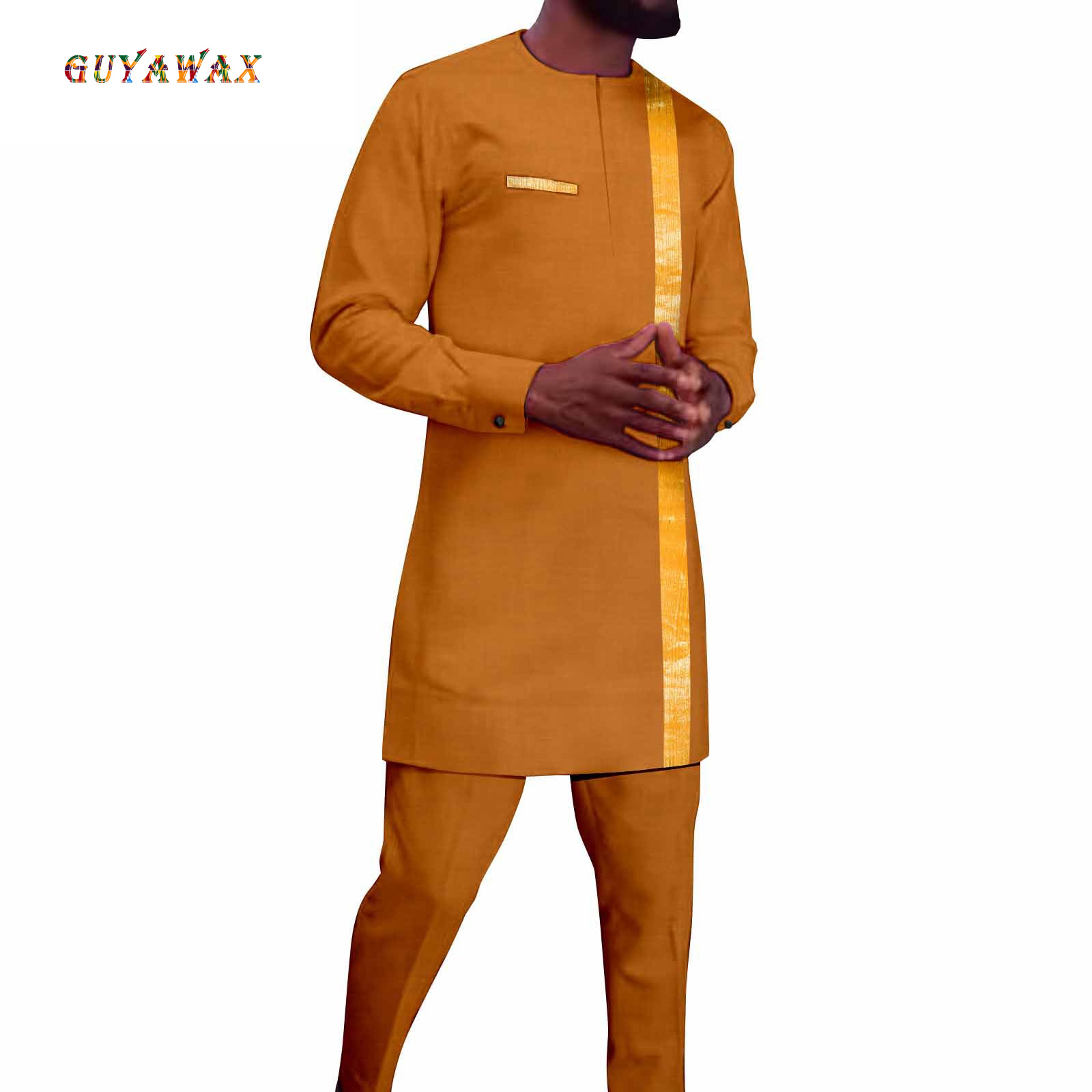 African Clothing for Men Embro - Men Formal Party Wear Shirt 评论和价格