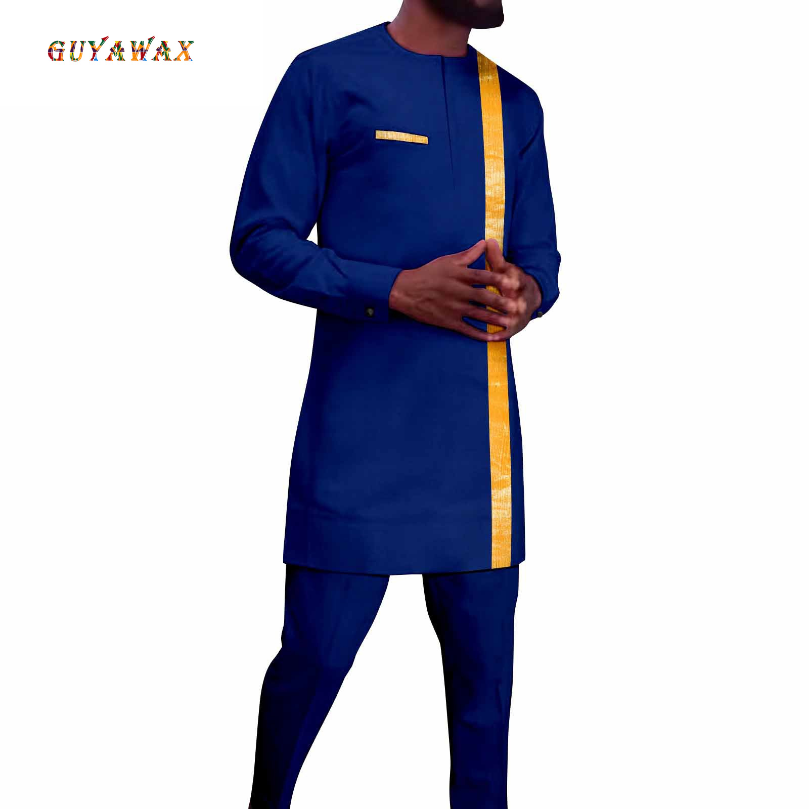 African Clothing for Men Embro - Men Formal Party Wear Shirt 评论和价格
