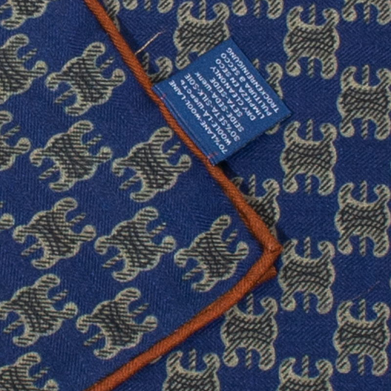 Warm Double-Sided Monogram Pri - Monogrammed Handkerchief 评论和价格