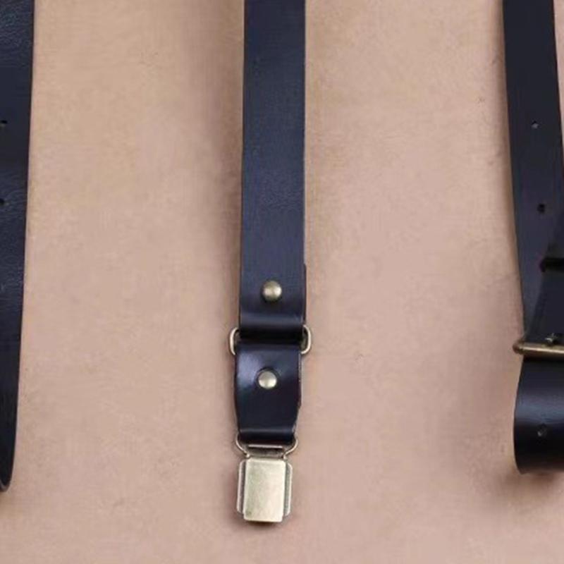 39BD Classical PU Leather Susp - Suspender Clip Formal 评论和价格