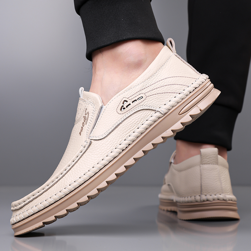 Genuine First Layer Cowhide Bu - Formal Men Daily Wear Shoes 评论和价格