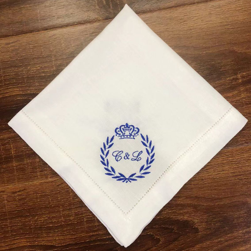 1Piece Personalized Monogram a - Monogrammed Handkerchief 评论和价格
