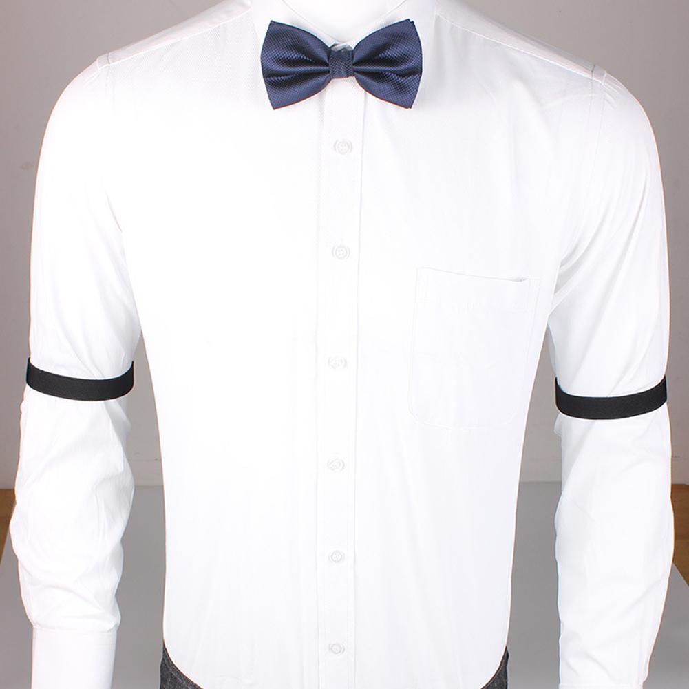 Elastic Shirt Armbands Garter  - Suspender Clip Formal 评论和价格