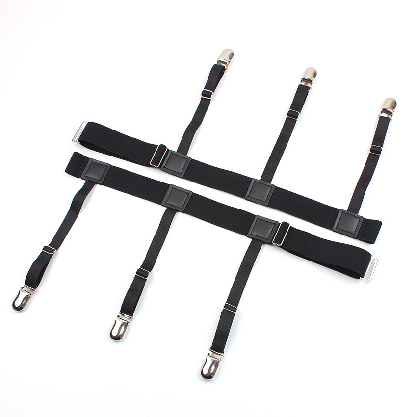 Pair Adjustable Shirt Stays No - Suspender Clip Formal 评论和价格