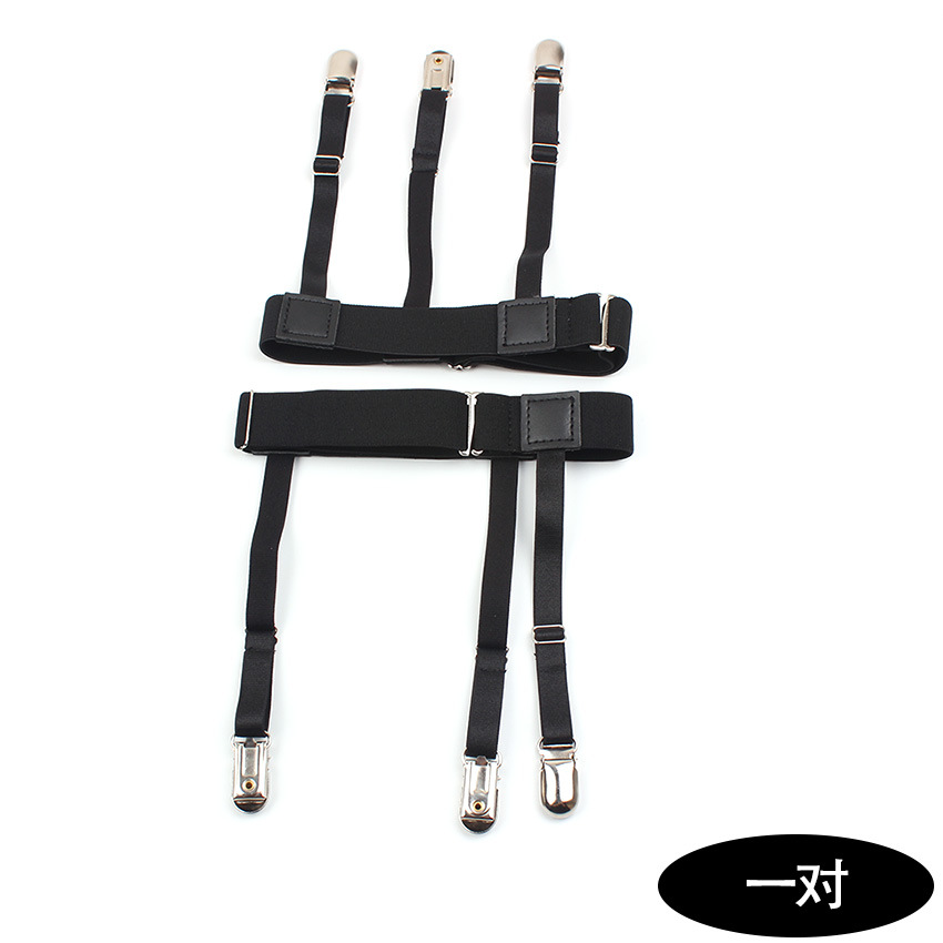 Pair Adjustable Shirt Stays No - Suspender Clip Formal 评论和价格