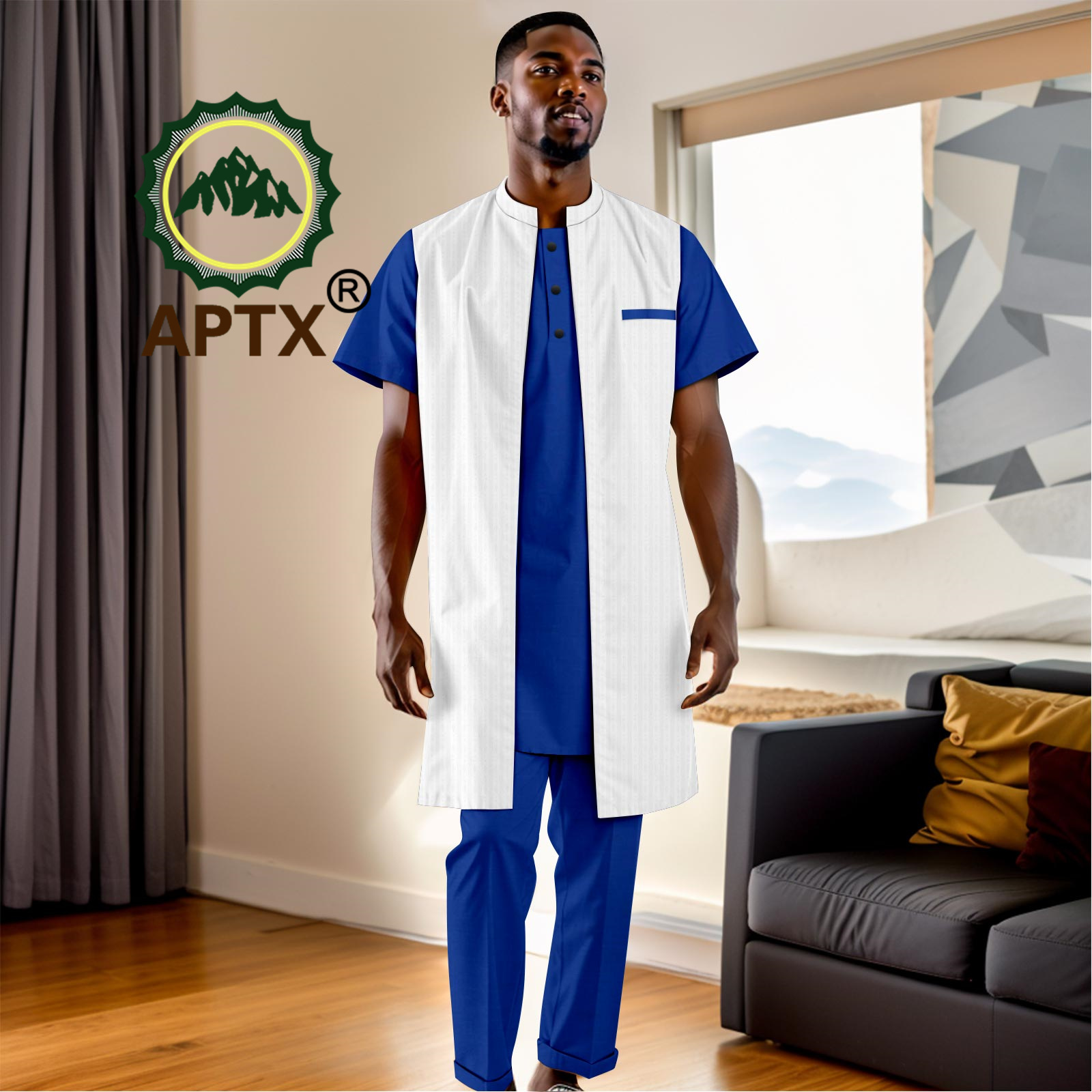 African Clothes for Men Tradit - Men Formal Party Wear Shirt 评论和价格