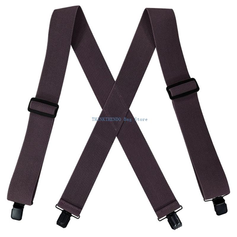340D 5cm Adjustable Wide Suspe - Suspender Clip Formal 评论和价格