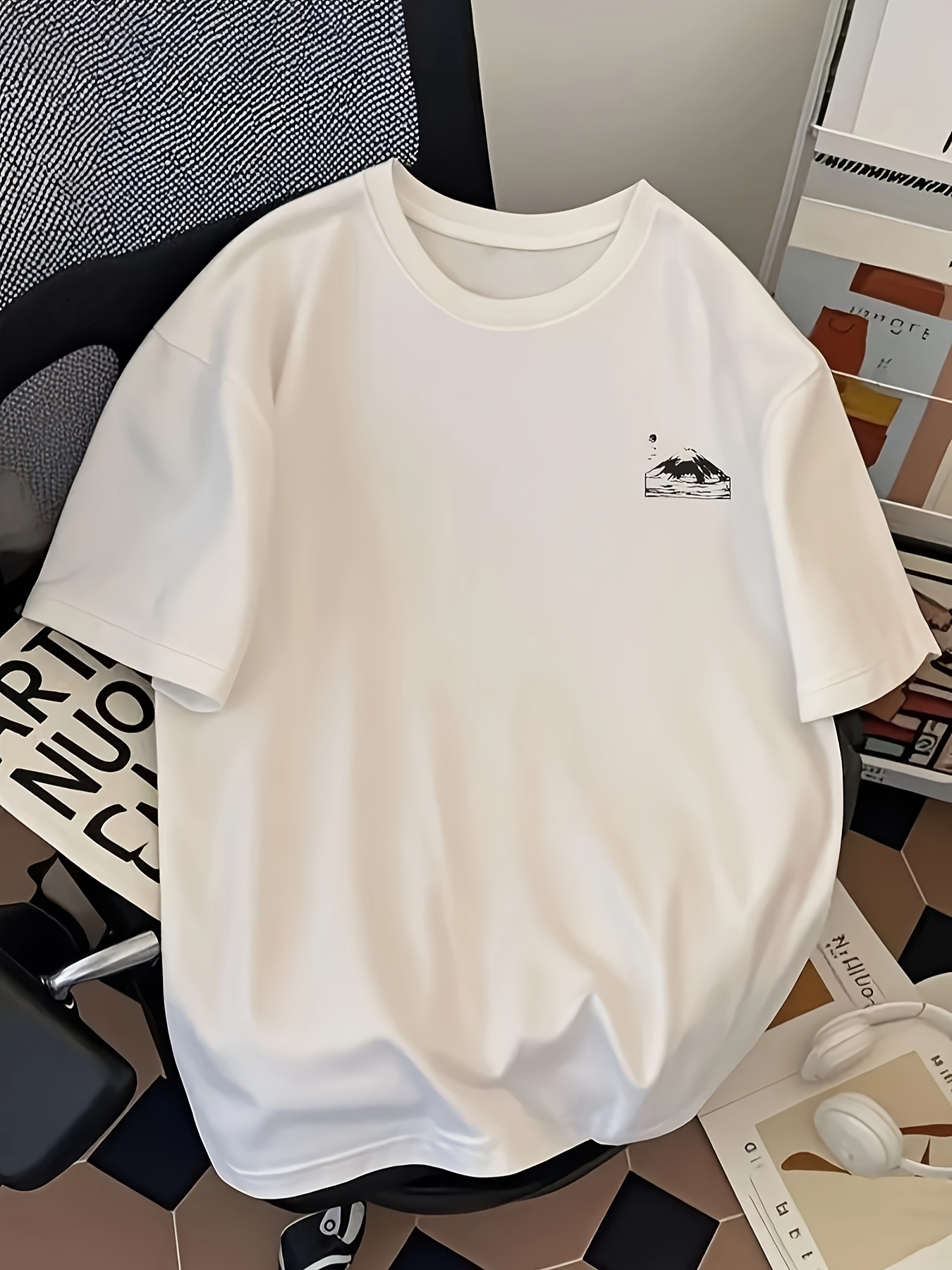 Men's Japan Mt. Fuji T-Shirt - - Japan Formal Wear Men 评论和价格