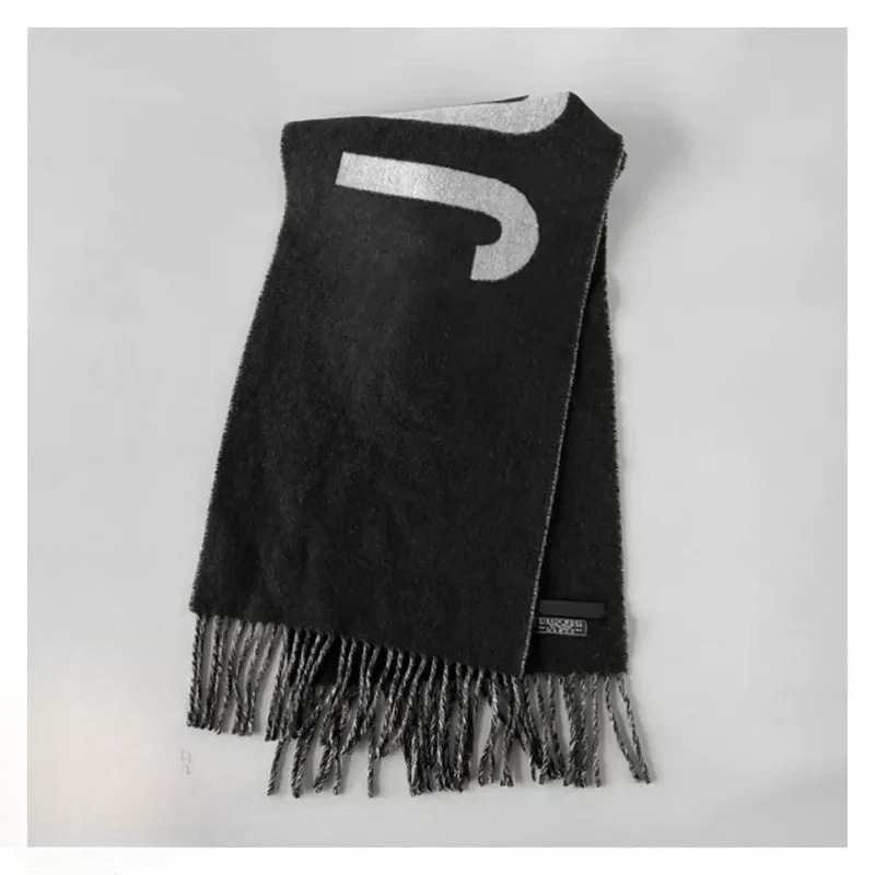 100% Wool Scarf for Women Luxu - Monogrammed Handkerchief 评论和价格